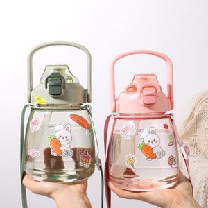 Botella de Agua Infantil 2026, Diseño de Dibujos Animados, Linda, Portátil, Transparente, de Plástico, para Niños - Product Image 5