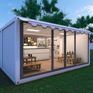 Chi phí thấp thiết kế hiện đại prefab <span class=keywords><strong>container</strong></span> Tiny trà sữa cửa hàng cà phê quán cà phê cửa hàng nhà Tiny Modular <span class=keywords><strong>container</strong></span> nhà để bán - Product Image 1