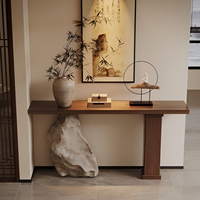 Console moderne en pin massif de style chinois pour villa, ferme, hôtel, couloir, entrée, salle à manger, salon – Écologique