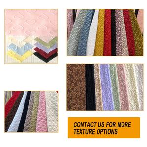 Aksesori hewan peliharaan kain Jacquard pola bunga cetakan hati bordir perros maskara mewah kerah hewan peliharaan tali anjing dan tali - Product Image 3