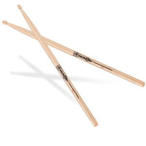 Baquetas de madera de nogal americano HUN 5A de la serie clásica con puntas de acorn y peso equilibrado, al por mayor - Product Image 1