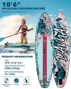 P.F. DAMA Serie neue Marke heißer Verkauf neues Design Blume aufblasbare Sup Board Stand Up Paddle Board aufblasbare Sup Standup Board