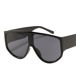 Popular Conjoined <b>Large</b> <b>Frame</b> Sunglasses Fashionable Retro High End Sunglasses Uv Resistant - Product Image 4