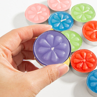 Bougies chauffe-plat miniatures colorées sans fumée parfumées pour la Saint-Valentin romantique, la décoration familiale et les fêtes
