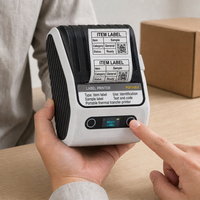 Imprimante d'étiquettes thermique directe sans fil portable mini, format de papier 57 mm, 203 dpi, en stock