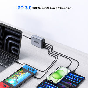 Station de charge rapide multi-ports Tommox Coupe du monde 2026 200w <span class=keywords><strong>100W</strong></span> pour chargeurs universels de type C, iPad, ordinateur portable, Samsung, <span class=keywords><strong>chargeur</strong></span> de type C - Product Image 2