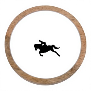 Tazón de Madera Moderno para Decoración del Hogar, Tazón para Servir Bocadillos y Galletas, Plato Redondo Decorativo, Tazones Ecológicos, Artículos para Eventos, Vajilla - Product Image 1