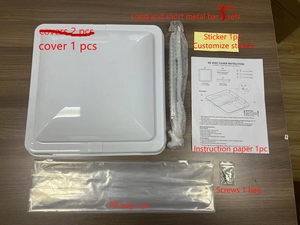 Couverture de ventilation de toit pliable manuelle pour <span class=keywords><strong>camping</strong></span>-<span class=keywords><strong>car</strong></span> avec accessoires, en plastique PP robuste pour <span class=keywords><strong>camping</strong></span>-<span class=keywords><strong>car</strong></span>, caravane, motorhome - Product Image 3