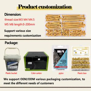 Thép không gỉ Tự Khai thác sàn gỗ vít tùy chỉnh ốc vít cho gỗ khác nhau kim loại số liệu cho khoan vách thạch cao ván - Product Image 4
