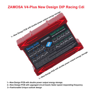 Cdi de carreras de motos de 110cc para <span class=keywords><strong>C100</strong></span> <span class=keywords><strong>WAVE</strong></span> 110, interruptor DIP de CC de 4 pines, ZAMOSA 2017, nueva versión, Cdi de carreras de alto rendimiento - Product Image 6