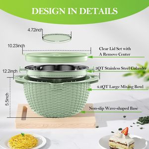 Korea Microwave Silicone Steamer Oven & Dishwasher Safe Microwave <b>Vegetable</b> Cooker <b>Pot</b> with Handle & Lid Food Grade Steamer Bowl - Product Image 4
