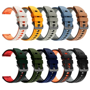Correa de Reloj de Silicona de Doble Color Estilo T-Rex de 22 mm para <span class=keywords><strong>Suunto</strong></span> 9 y Huawei Watch GT6 - Product Image 4