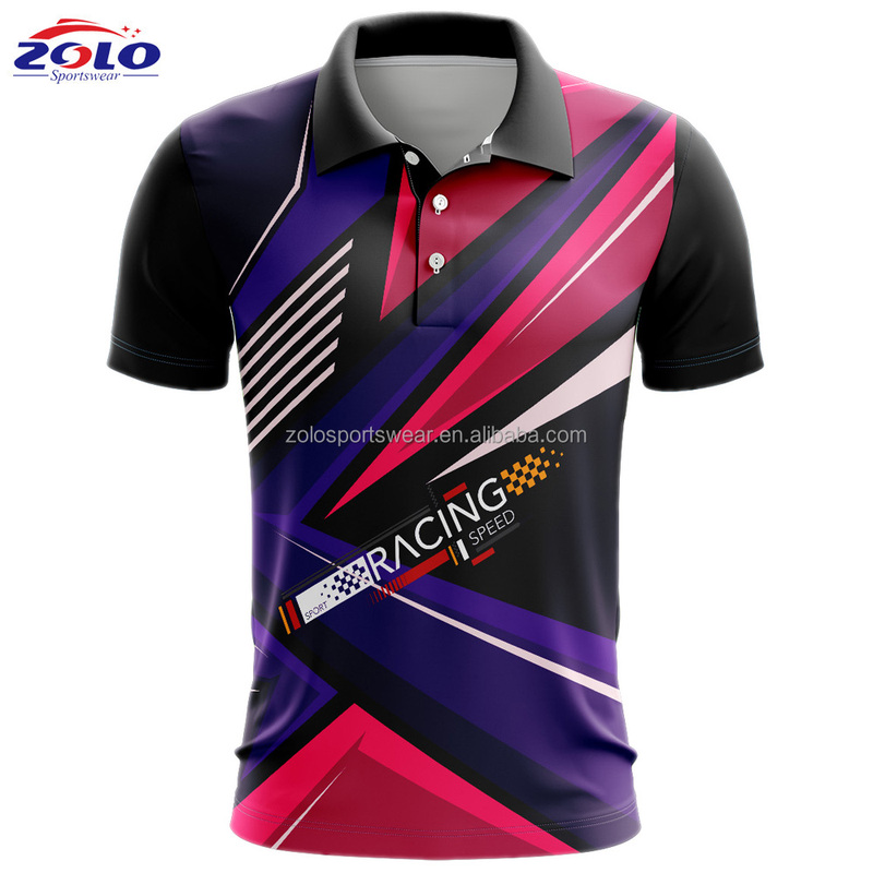 Custom Sublimated Racing Pit Crew Shirts