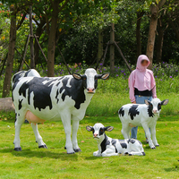 Vente flash : statue de vache laitière grandeur nature en fibre de verre, Pays-Bas, à vendre