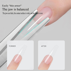 Pinzas de Acero Inoxidable para Manicura, Alicates para Dar Forma a las Uñas, Herramienta para Recortar Cutículas para Salón de Uñas - Product Image 4