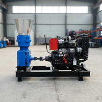 Machine à granulés d'aliments pour animaux à matrice plate, électrique et diesel, pour volailles, animaux et poissons, petit moulin à granulés pour animaux d'élevage