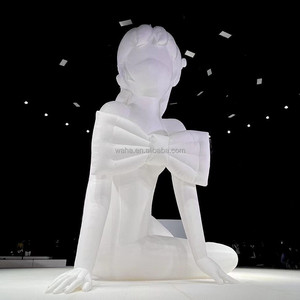 Tùy chỉnh quảng cáo Mô hình bơm hơi bóng cho xúc tiến Khổng Lồ Trắng nghệ thuật <span class=keywords><strong>Inflatable</strong></span> người phụ nữ búp bê phụ nữ <span class=keywords><strong>Inflatable</strong></span> cô gái - Product Image 2