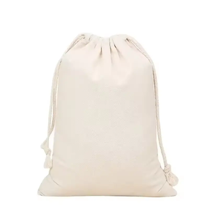Bolsa de Algodón Natural de 10*15cm, Bolsa de Muselina con Cordón 100% Algodón GOTS, Bolsa de Almacenamiento y Embalaje - Product Image 5
