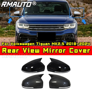 Couvre-rétroviseur de voiture, protection du rétroviseur pour Volkswagen Tiguan MK2.5 2018-2024, kit carrosserie, accessoires de voiture - Product Image 2
