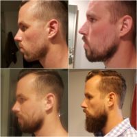 Ensemble de soins pain à l'huile d'argan personnalisé barbe cire beurre baume peigne rouleau Massage moustache et barbe toilettage cadeaux pour hommes