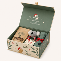 Boîte rigide en carton renforcé et durable avec couvercle magnétique pour cadeaux de Noël pour animaux de compagnie en Australie – Vente en gros