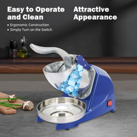 Broyeur à glace électrique professionnel 250W de qualité alimentaire pour usage domestique et commercial, idéal pour les bars et les fêtes