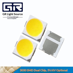 Perles LED de type puce <span class=keywords><strong>SMD3030</strong></span>, lumière blanche, haute luminosité 180 Lm/W, CRI>90, angle de vision de 5° - Product Image 3