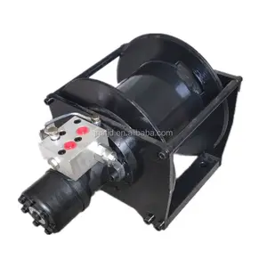 1.5 ton hydraulic winch small hydraulic winch for marine construction mining pulling cable anchoring lifting material equipment