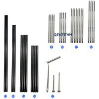 Instruments d'orthopédie pour fixations externes, ensemble d'instruments chirurgicaux pour fixations externes de fragments grands/petits, matériel médical