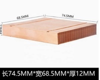 Radiateur à ailettes haute densité et haute puissance, bloc d'eau usiné CNC de précision, radiateur de refroidissement liquide pour CPU