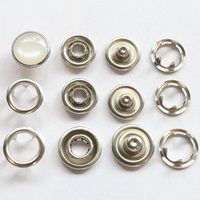 Pasokan Langsung Pabrik Kancing Tekan Stainless Steel 10mm Lima Cakar Model Cakar Berongga Aksesoris Pakaian Bayi Anak