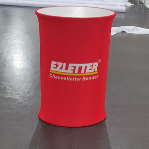 Hot selling Portable Automatic Pop-Up Counter <b>Table</b> with Fabric Top Aluminium Steel Frame Pop-up <b>Tables</b> for Exhibitions & Booths - Product Image 6