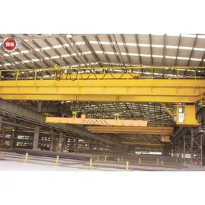 35 ton 40 ton 50 ton çift kiriş kiriş köprü vinçler dikdörtgen mıknatıs vinç serpme makineleri