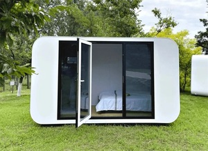 Solution de bar modulaire de conception offshore moderne, café mobile préfabriqué de luxe en forme de capsule Apple - Product Image 6