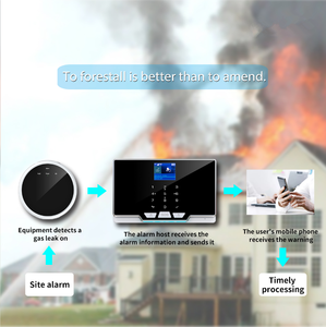Mini détecteur de fuite de gaz 433 MHz, détecteur de fuite de gaz GPL, détecteur de gaz combustible naturel pour système de sécurité domestique - Product Image 2