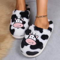 Pantoufles d'intérieur chaudes, douces et confortables pour femmes, à talons hauts et semelle épaisse, collection automne-hiver, en gros, en stock