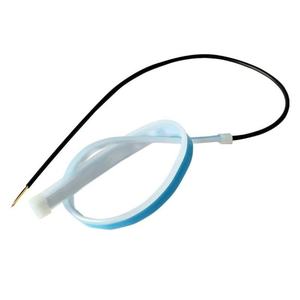 Nouvelle Bande Lumineuse de Jour Ultra-fine 5W 30 45 60cm, Lumière Décorative de Voiture à Deux Couleurs à Effet Fluide Blanc Jaune - Product Image 4