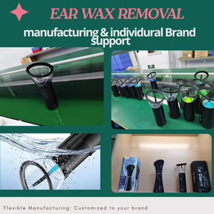 Nettoyeur d'oreilles électrique pliable IPX6, appareil de nettoyage des oreilles portable, laveur d'oreilles à eau pour un soin quotidien confortable des oreilles - Product Image 2