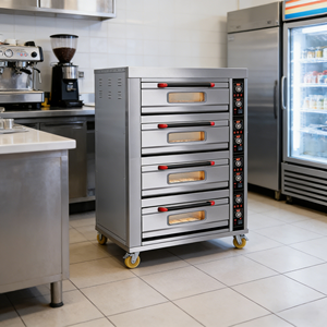 Four à pâtisserie électrique commercial 408D en acier inoxydable, équipement de cuisson de gâteaux de grande taille, four à pizza - Product Image 6