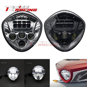 Faro Anteriore per Moto Rise Racing con Proiettore, Luce Abbagliante e Anabbagliante a LED per Victory Cross Country - Product Image 1