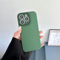 Silicone liquide pour iPhone 14 Pro 13 gelée Silicone filles coque de téléphone couleur populaire 12 Pro Max étui souple