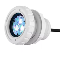Mini ampoules 6/10W IP68 ABS 12V blanc chaud avec télécommande pour piscines, escaliers et marches, usage extérieur hôtelier