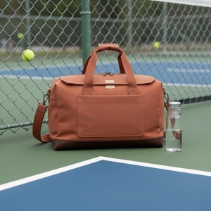 Sac de sport en toile cirée pour pickleball, capacité 4 raquettes, 16 oz, logo personnalisé, vente en gros, tennis, padel, sports - Product Image 3