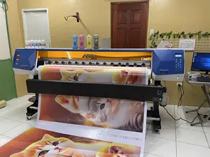 2025 Large <strong>Format</strong> 1.8m Eco Solvent Banner Printer Single XP600 F1080 I3200 Head Tarpaulin <strong>Plotter</strong> For Banner And Vinyl Printing - Product Image 2