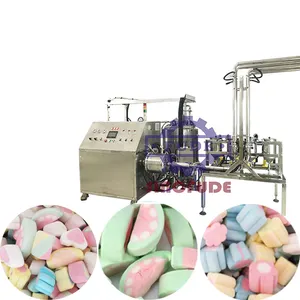Heißer Verkauf Voll automatische Produktions linie für Long Twist Süßwaren Halal Marshmallow Candy Making Machine