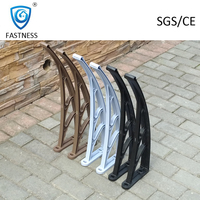 Supports de fixation en plastique de haute qualité pour auvents de porte, véranda, balcon et auvents d'angle