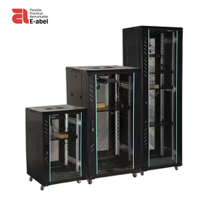 Sistema de refrigeración de gabinete de 19 pulgadas Gabinete de gabinete de servidor de red de TI Rack Eabel IP55 18U 42U Rack de servidor de Marco abierto - Product Image 3