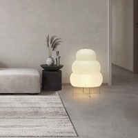 Lampe de table triangulaire en papier de riz japonais, faite à la main, style nordique Wabi Sabi, éclairage d'ambiance de chevet, lanterne décorative