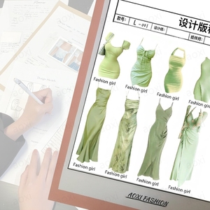 Oem Odm علامة خاصة للنساء من الدانتيل الجميل المنسوج من الساتان والحرير فستان طويل فاخر للحفلات - Product Image 1