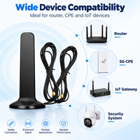 Antena Komunikasi Polarisasi Vertikal Dual Feedline untuk Router CPE 5G, Gateway IoT, Peralatan Jaringan Nirkabel